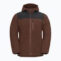 Men's fleece sweatshirt Jack Wolfskin Kammweg Pile Fz hot choc 7