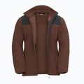 Men's fleece sweatshirt Jack Wolfskin Kammweg Pile Fz hot choc 9