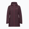 Women's rain jacket Jack Wolfskin Heidelstein Ins amaranth 7