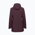 Women's rain jacket Jack Wolfskin Heidelstein Ins amaranth 8