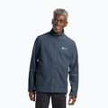 Men's fleece sweatshirt Jack Wolfskin Winterstein Fz midnight sky