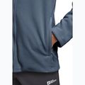 Men's fleece sweatshirt Jack Wolfskin Winterstein Fz midnight sky 5