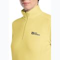 Women's trekking sweatshirt Jack Wolfskin Taunus Hz lemon ice 4