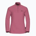 Women's trekking sweatshirt Jack Wolfskin Taunus Hz raisin 6