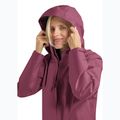 Women's rain jacket Jack Wolfskin Trailtime 2L raisin 5