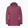 Women's rain jacket Jack Wolfskin Trailtime 2L raisin 8