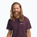 Men's T-shirt Jack Wolfskin Essential amaranth 4