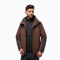 Men's 3in1 jacket Jack Wolfskin Jasper 3In1 hot choc 4