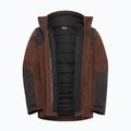 Men's 3in1 jacket Jack Wolfskin Jasper 3In1 hot choc 22