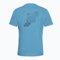 Men's T-shirt Jack Wolfskin Vonnan Graphic peak trail sky blue 7