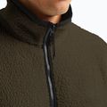 Men's fleece sweatshirt Jack Wolfskin Stone Lite obsidian moss 4