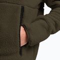 Men's fleece sweatshirt Jack Wolfskin Stone Lite obsidian moss 5