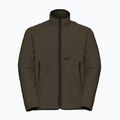 Men's fleece sweatshirt Jack Wolfskin Stone Lite obsidian moss 7