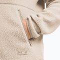 Women's fleece sweatshirt Jack Wolfskin Lite Curl Full Zip oyster 6