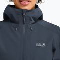 Women's rain jacket Jack Wolfskin Wildbound 2L midnight sky 4