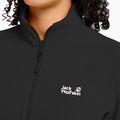 Women's fleece sweatshirt Jack Wolfskin Taunus 100 Full Zip black 4