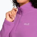 Women's fleece sweatshirt Jack Wolfskin Taunus 100 Half Zip foxglove 4