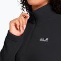 Women's fleece sweatshirt Jack Wolfskin Taunus 100 Half Zip black 4