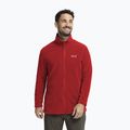 Men's fleece sweatshirt Jack Wolfskin Taunus 100 Full Zip siren red