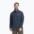 Men's fleece sweatshirt Jack Wolfskin Taunus 100 Full Zip midnight sky