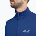 Men's trekking sweatshirt Jack Wolfskin Litestride Full Zip blue orchid 4