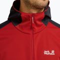 Men's softshell jacket Jack Wolfskin Skyvail siren red 4