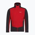 Men's softshell jacket Jack Wolfskin Skyvail siren red 7