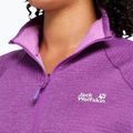 Women's fleece sweatshirt Jack Wolfskin Anytrail Full Zip freesia 4