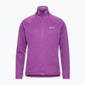 Women's fleece sweatshirt Jack Wolfskin Anytrail Full Zip freesia 7