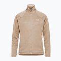 Women's fleece sweatshirt Jack Wolfskin Anytrail Full Zip oat 7