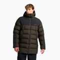 Men's insulated jacket Jack Wolfskin Icy Hollow Hooded obsidian moss