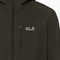 Men's wind jacket Jack Wolfskin Wild Winds Hooded obsidian moss 6