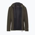Men's wind jacket Jack Wolfskin Wild Winds Hooded obsidian moss 9
