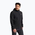 Men's wind jacket Jack Wolfskin Wild Winds Hooded black
