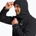 Men's wind jacket Jack Wolfskin Wild Winds Hooded black 4
