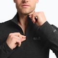 Men's fleece sweatshirt Jack Wolfskin Trail Half Zip black 3