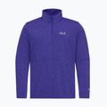 Men's fleece sweatshirt Jack Wolfskin Trail Half Zip glow ink 4