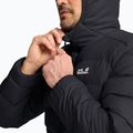 Men's down jacket Jack Wolfskin Wild Pass Down Hoody black 4