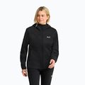 Women's softshell jacket Jack Wolfskin Windhain 2 Hoody black