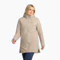 Women's rain jacket Jack Wolfskin Heidelstein 2 Ins oyster