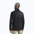 Men's fleece sweatshirt Jack Wolfskin Wild Rebel 200 Full Zip paw black 3