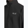 Men's fleece sweatshirt Jack Wolfskin Wild Rebel 200 Full Zip paw black 4