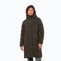 Women's down coat Jack Wolfskin Marienplatz Coat obsidian moss