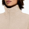 Women's fleece sweatshirt Jack Wolfskin High Curl oyster 4