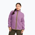 Women's fleece sweatshirt Jack Wolfskin Lite Curl Full Zip vivid orchid