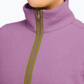 Women's fleece sweatshirt Jack Wolfskin Lite Curl Full Zip vivid orchid 4