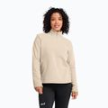 Women's fleece sweatshirt Jack Wolfskin Taunus 100 Half Zip oyster