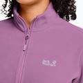 Women's fleece sweatshirt Jack Wolfskin Taunus 100 Full Zip vivid orchid 4
