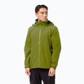 Jack Wolfskin men's hardshell jacket Evandale green 1111131_4131