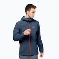 Jack Wolfskin men's Highest Peak 2.5L rain jacket navy blue 1114961_1383